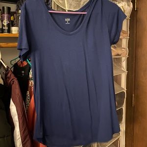 Relaxed Navy Blue Tee